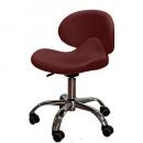 Pedicure Stool Burgundy