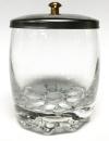 Liquid Cup - Clear Glass with lid - 2 oz