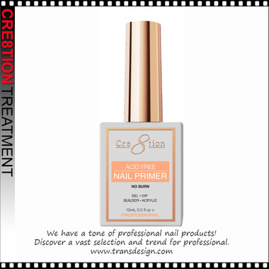 Cre8tion Nail Primer Acid Free No Burn  0.5oz
