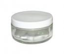 Glass Jar with tight lid - 2 oz (Tall 1".75 )