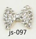 3D Metal Alloy Crystal AB Color (10 pcs) - JS-097