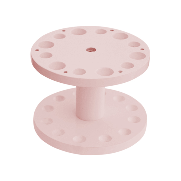 Brush and Carbide Holder (12 Holes) - Pink