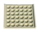 3D Nail Art Holder - 36 Slots - Cream