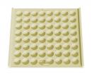 3D Nail Art Holder - 64 Slots - Black