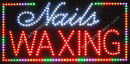 LED SIGN : Nails Waxing #20722
