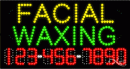 LED SIGN : Facial Waxing #25003