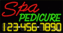 LED SIGN : Spa Pedicure #25014