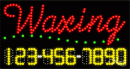 LED SIGN : Waxing #25015