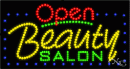 LED SIGN : Open Beauty Salon #25401