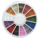 Rhinestone - Colorful Steel Ball in Wheel