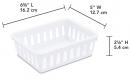 Storage Trays Mini - 6.4"W x 5"D x 2.4"H 1Pcs