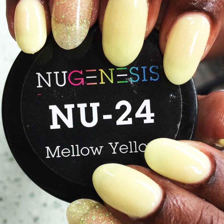 Nugenesis Dipping Powder - NU24 Mellow Yellow  2oz