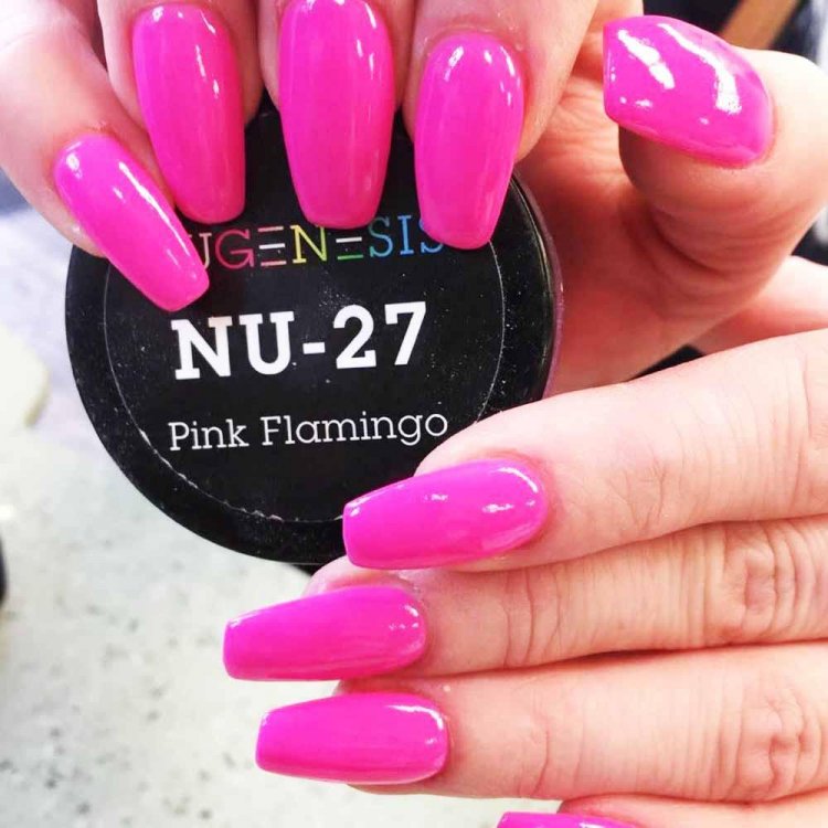 Nugenesis Dipping Powder - NU27 Pink Flamingo  2oz