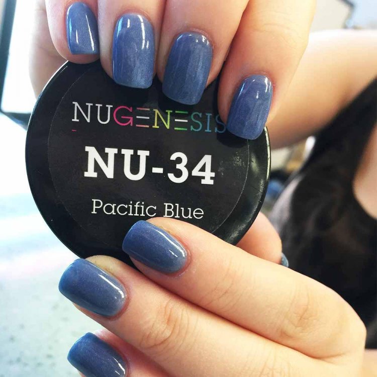 Nugenesis Dipping Powder - NU34 Pacific Blue 2oz