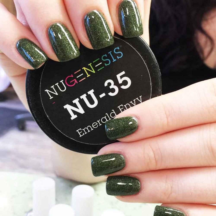 Nugenesis Dipping Powder - NU35 Emerald Envy  2oz