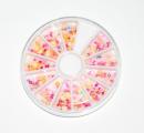 Rhinestone Mix Pearl in Wheel