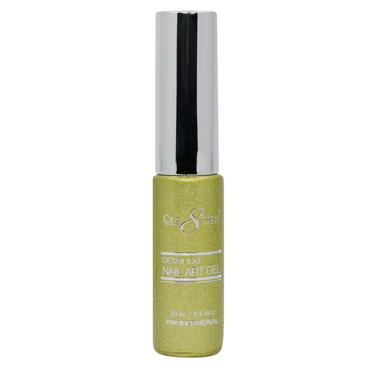 Cre8tion Detailing Nail Art Gel 30 Gold Platinum 1