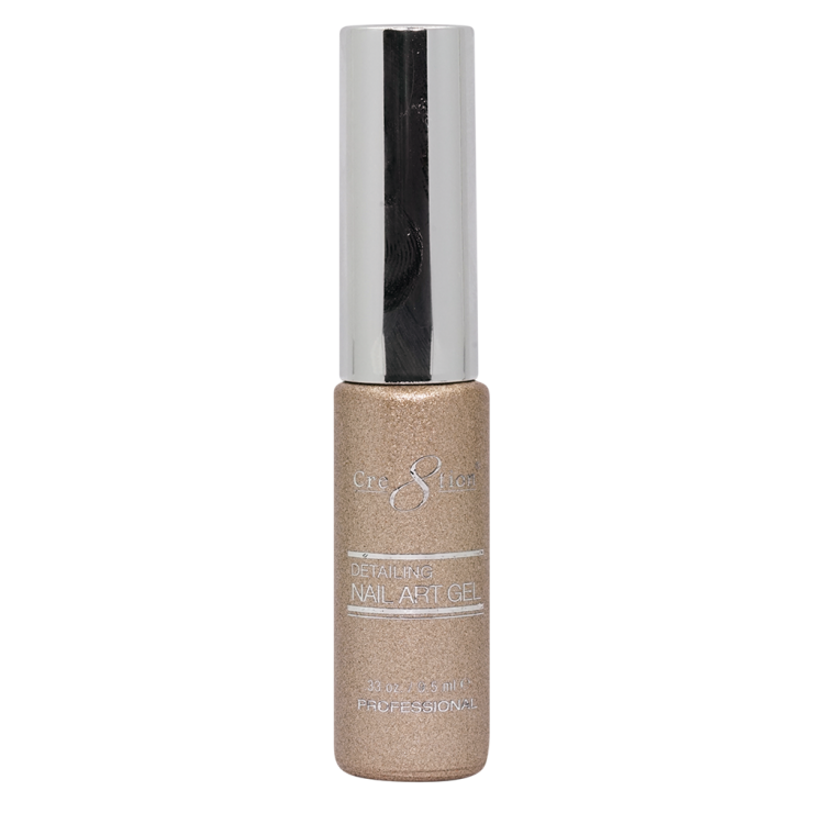 Cre8tion Detailing Nail Art Gel 35 Rose Gold Platinum