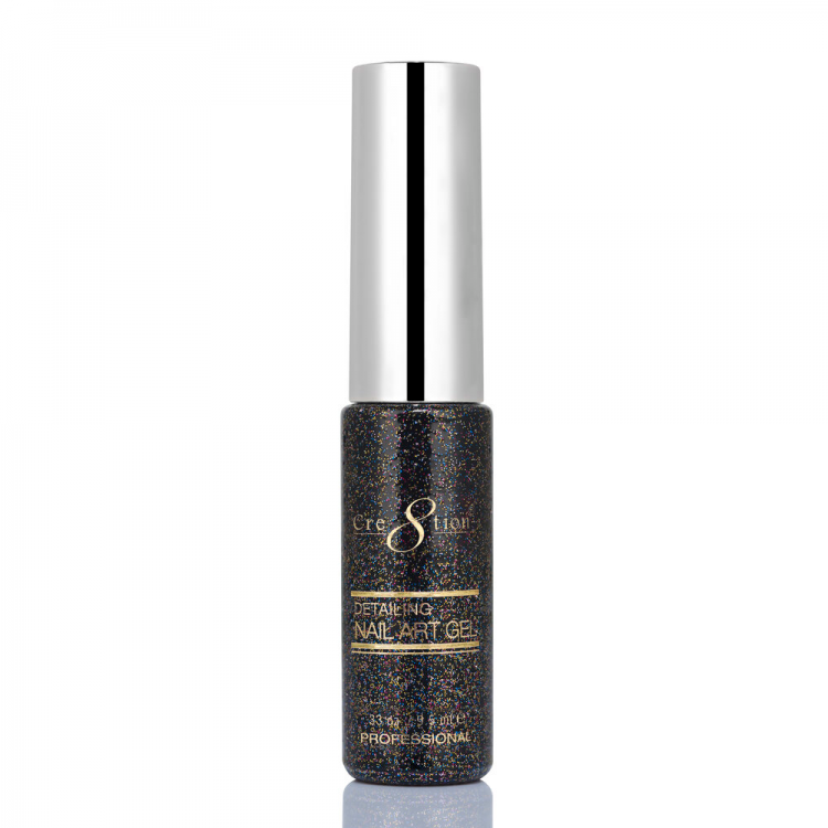 Cre8tion Detailing Nail Art Gel 46 Colorful Glitter