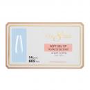 Cre8tion Soft Gel Tip 602 Tips - Short Coffin