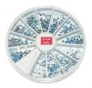 Rhinestone - Dot 1400 ct in Wheel Box - Blue - Mutiple Size