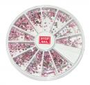 Rhinestone - Dot 1400 ct in Wheel Box - Rose - Mutiple Size