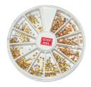 Rhinestone - Dot 1400 ct in Wheel Box - Topaz - Mutiple Size