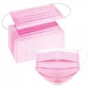 Disposable face masks (Pink )  100 pcs/box