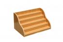 Light Wooden Polish Rack 50 Bottles