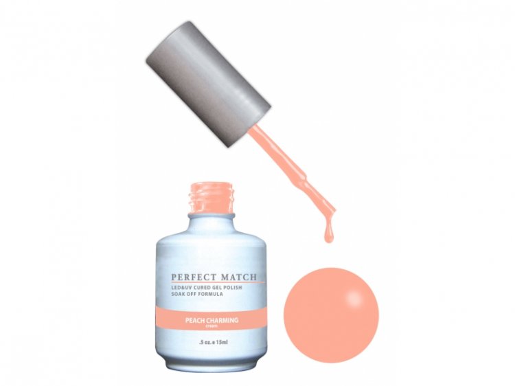 Lechat Perfect Match Gel Polish & Nail Lacquer Dual- Peach Charming PMS169
