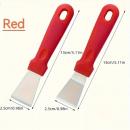 Stainless Steel Spatula Scraper - Red Color