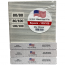 U.S.A Zebra Nail File Jumbo - 50pcs