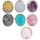 Gorgeous Gold-Edged Nail Art Palette Plates Dish