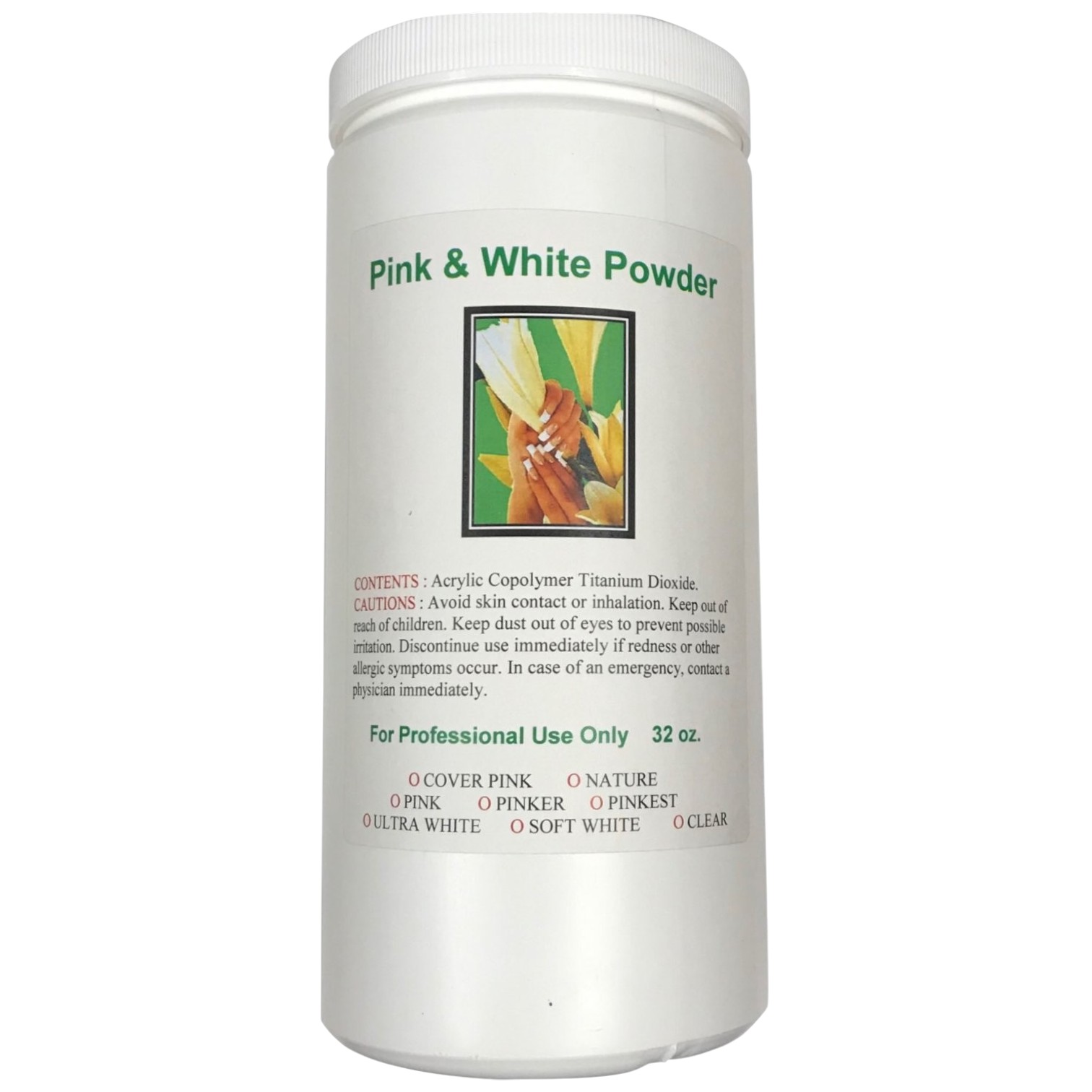 Pink & White Powder - 24 oz