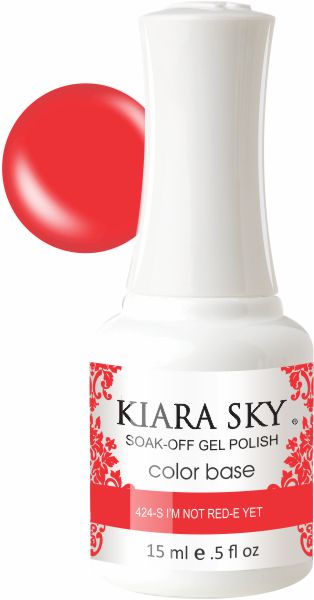 Kiara Sky Gel Polish - I'm Not Red-E Yet! - G424