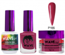 Simplicity Acrylic Wave Dip powder 2oz - #W155 Red All Over
