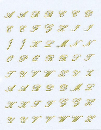 Joby Nail Art Sticker 3D - GOLD-07