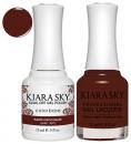 Kiara Sky Gel + Nail Polish -  HAUTE CHOCOLATE #571