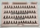 Eyelashes - SHORT BLACK Knot-free 20 hairs (Box of 100)
