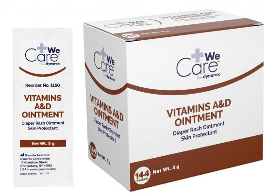 Dynarex Fearless Vitamins A&D Ointment 5G  144pcs/Box -
