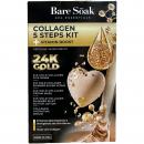 Bare Soak Collagen 24k Gold Pedicure 5-Steps System Kit - 50packs|case