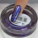 CR8- CHAMELON FLAKES NAIL ART #1