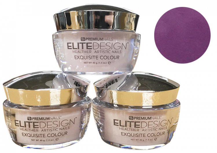Premium Dipping Powder - ED128 - Dark Lavender- 1.4 oz