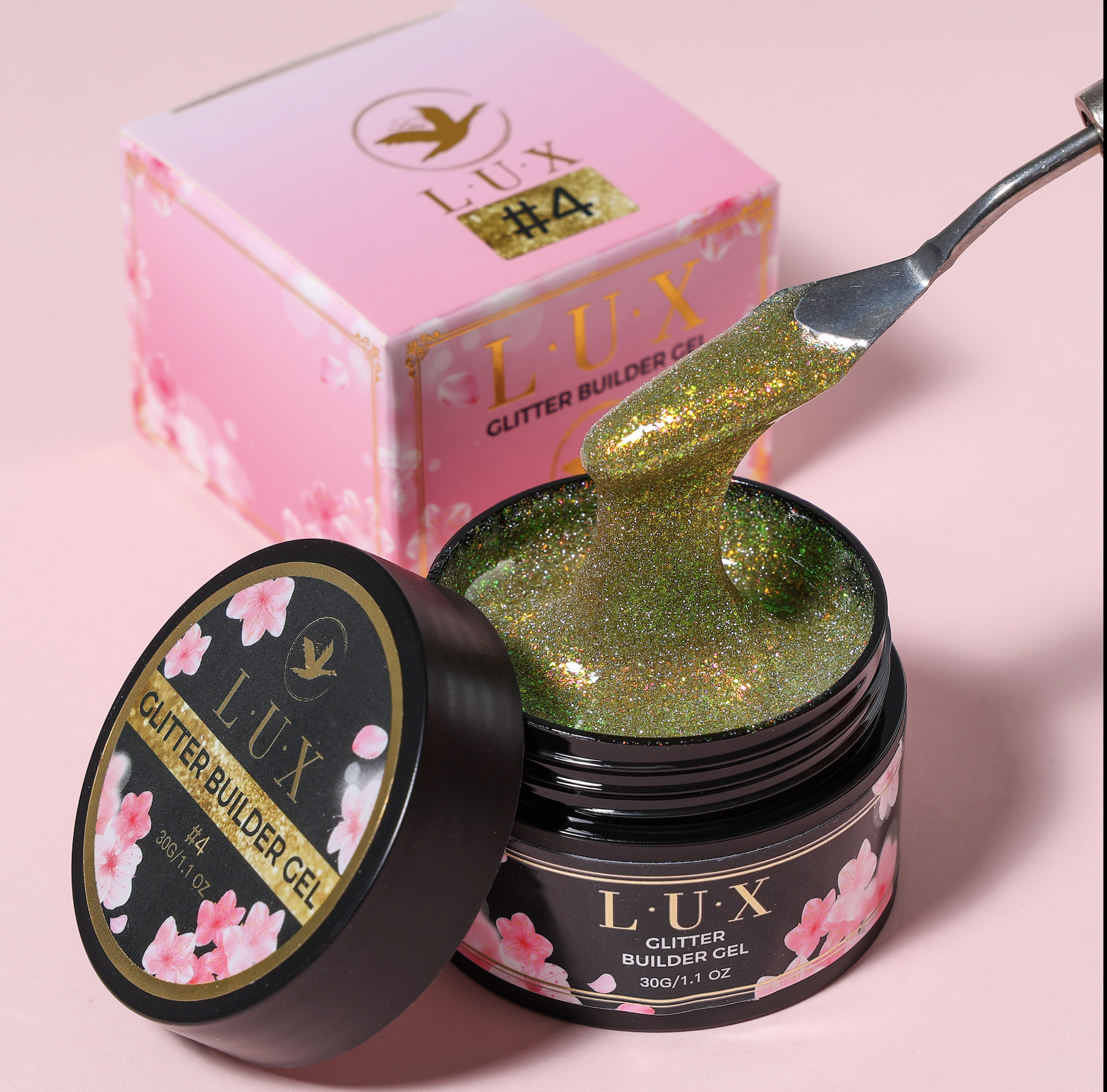 LUX Glitter Builder Gel