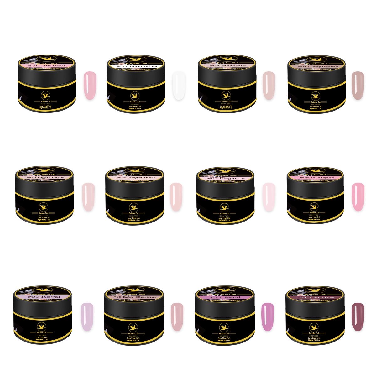 LUX DREAM Milky Builder Gel