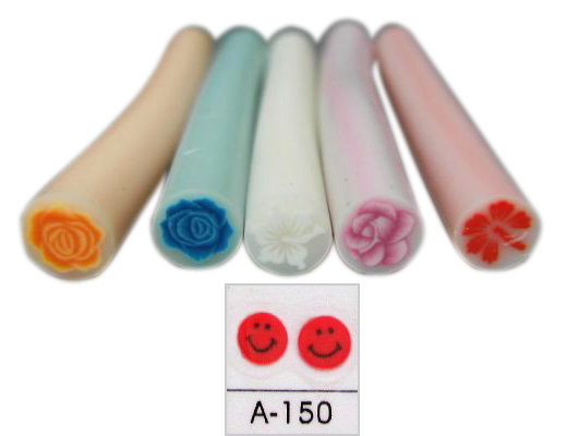 Polymer Clay Cane Art Misc A-150 - 2 Inches Long