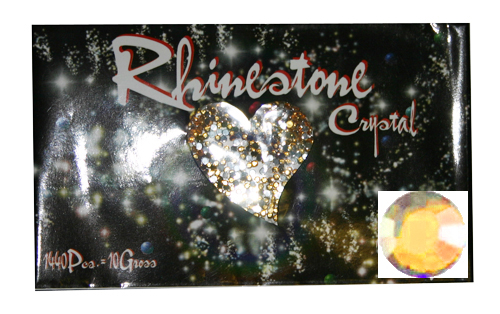Rhinestone Crystal Color - Orange - 1440ct