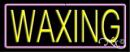 Neon Sign - Waxing #10145