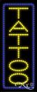 LED Sign - Tattoo (vertical) #20336