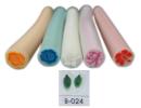 Polymer Clay Cane Flower Art B-024 - 2 Inches Long